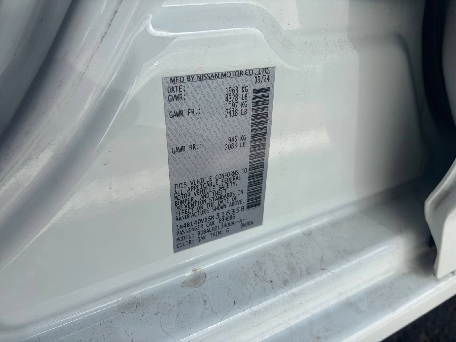 Used 2025 Nissan Altima 2.5 SV FWD image 27