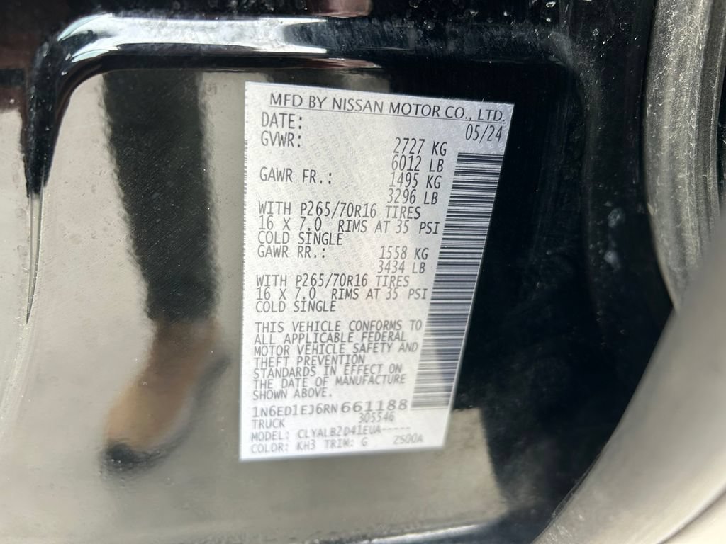 Used 2024 Nissan Frontier SV RWD image 10