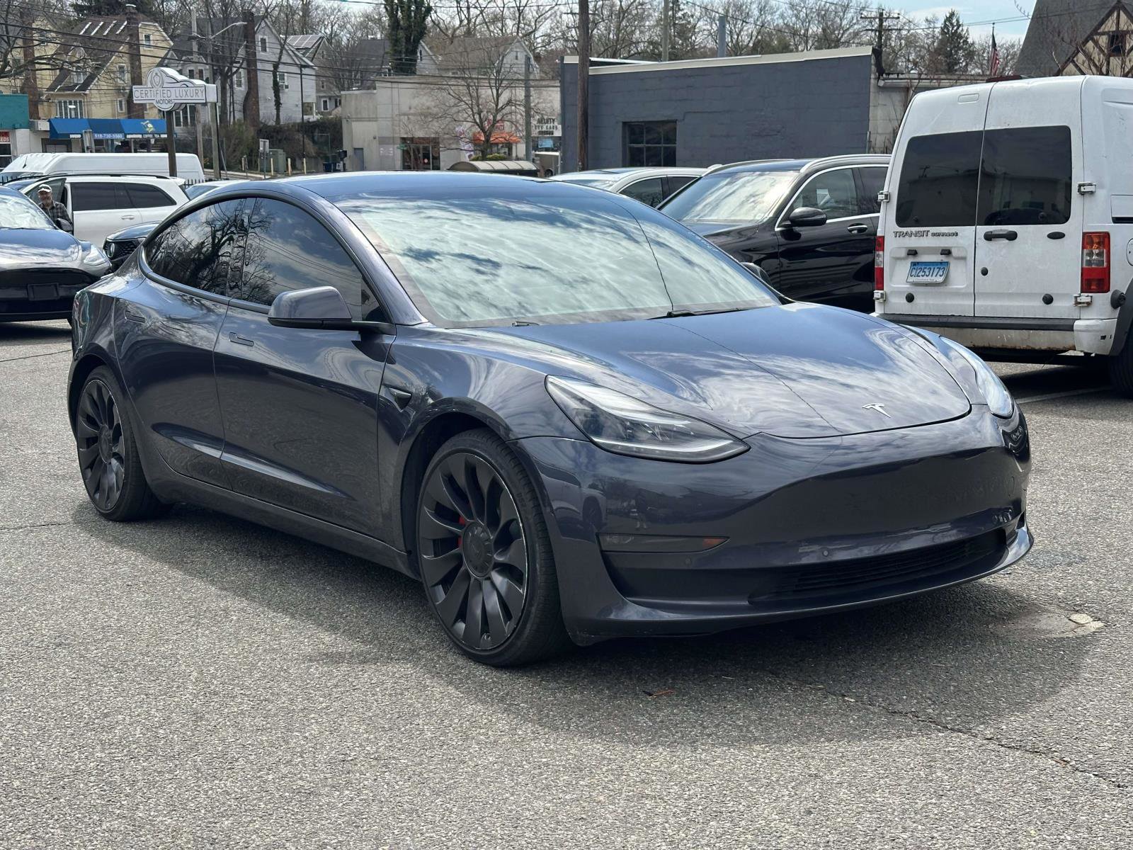 Used 2021 Tesla Model 3 Performance AWD/4WD image 1