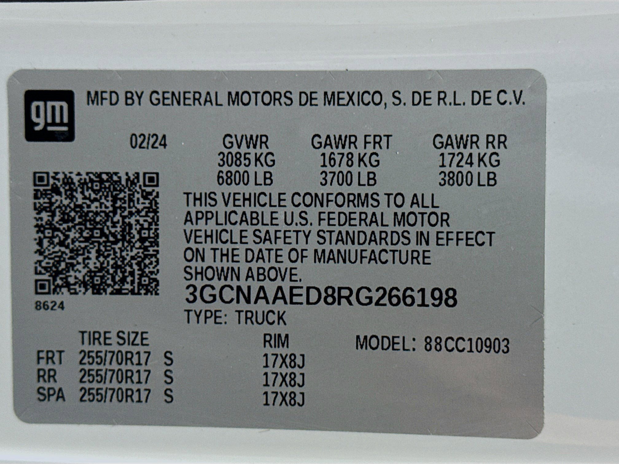 Used 2024 Chevrolet Silverado 1500 W/T w/ WT Fleet Convenience Package image 35