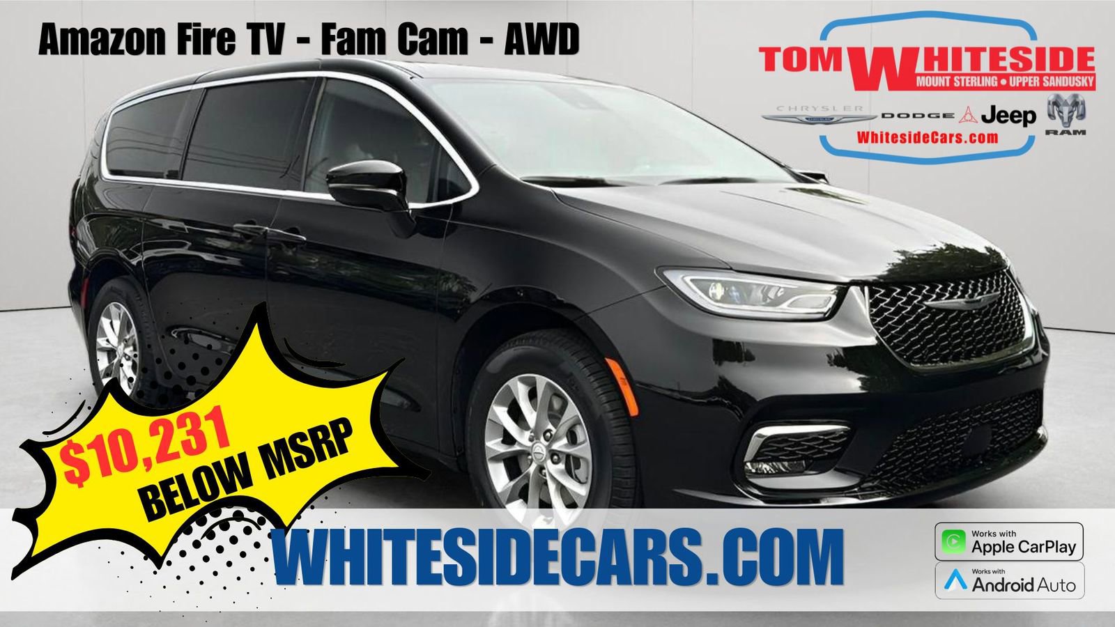New 2025 Chrysler Pacifica Select w/ Uconnect Theater Family Group
