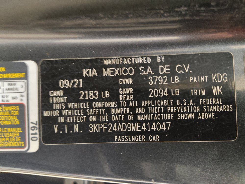 Used 2021 Kia Forte LXS FWD image 33