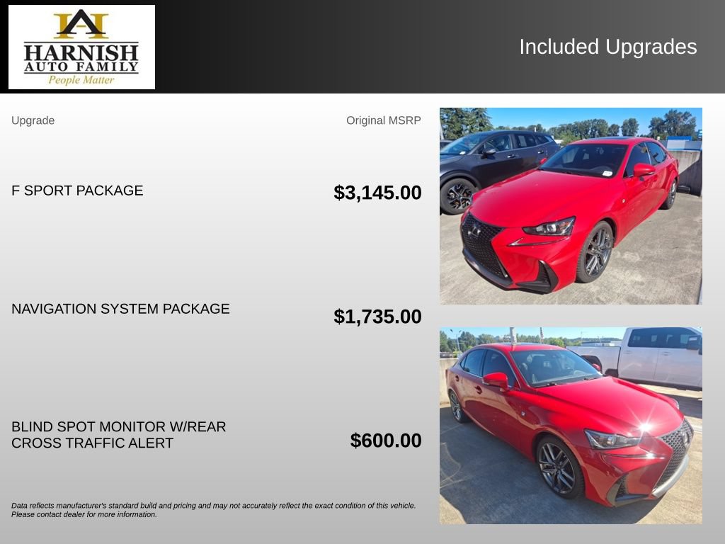 Used 2017 Lexus IS 300 F Sport w/ F Sport Package AWD/4WD image 4