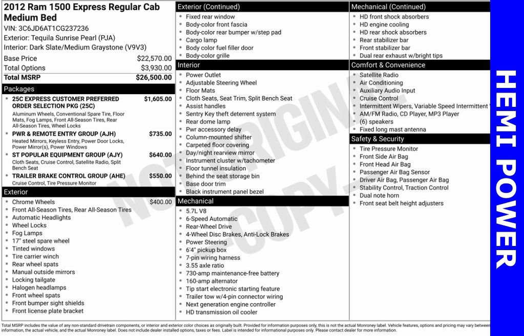 Used 2012 RAM 1500 Express image 16