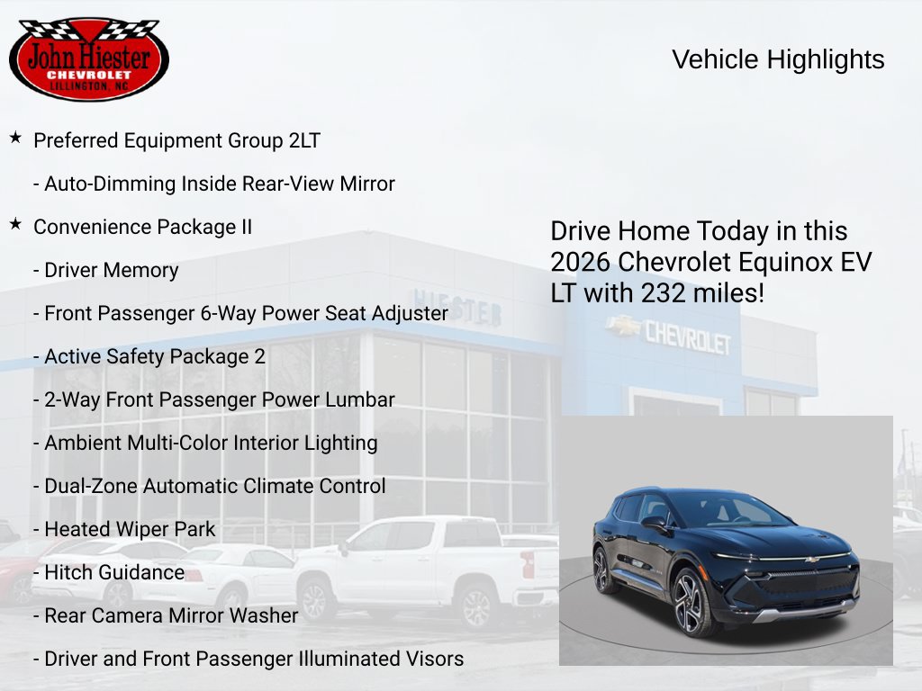 New 2026 Chevrolet Equinox EV LT w/ Convenience Package II FWD image 6