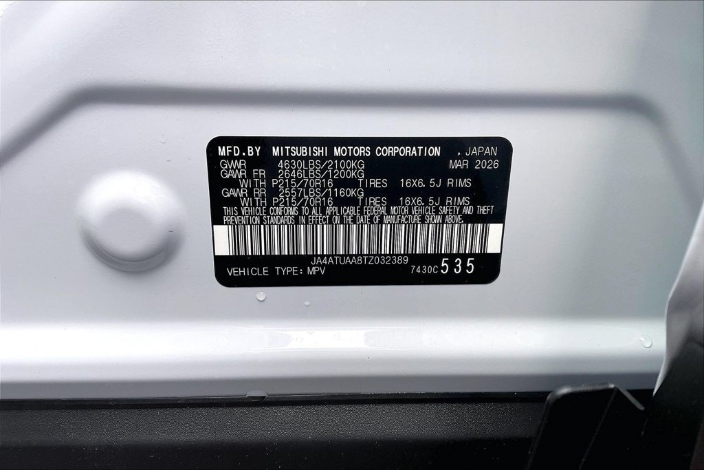New 2026 Mitsubishi Eclipse Cross ES AWD/4WD image 12