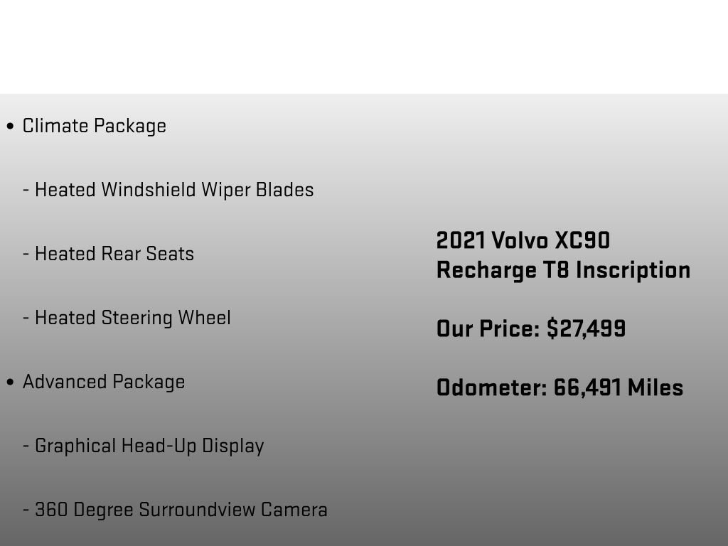 Used 2021 Volvo XC90 T8 Inscription w/ Advanced Package AWD/4WD image 6