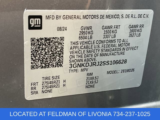 Certified 2025 Chevrolet Blazer EV RS image 32