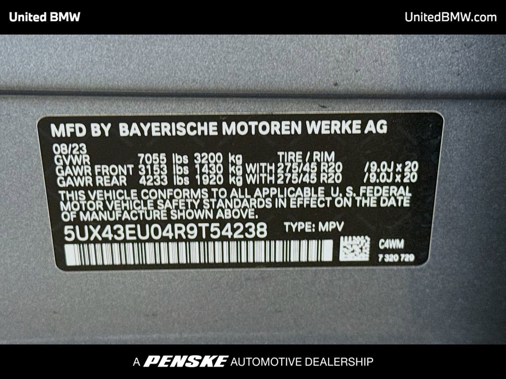 Certified 2024 BMW X5 xDrive50e w/ Parking Assistance Package image 15