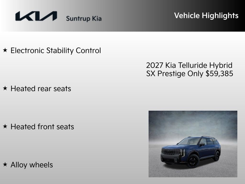 New 2027 Kia Telluride X-Line SX Prestige image 15