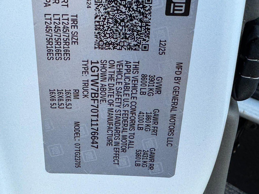 New 2026 GMC Savana 2500 Extended w/ Driver Convenience Package image 27