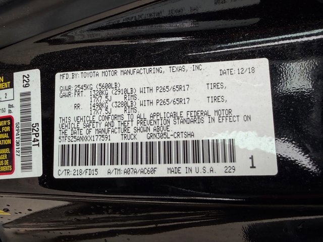 Used 2019 Toyota Tacoma TRD Sport w/ Technology Package image 31