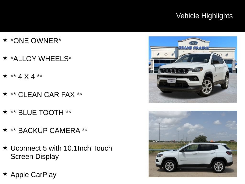 Used 2024 Jeep Compass Latitude AWD/4WD image 4