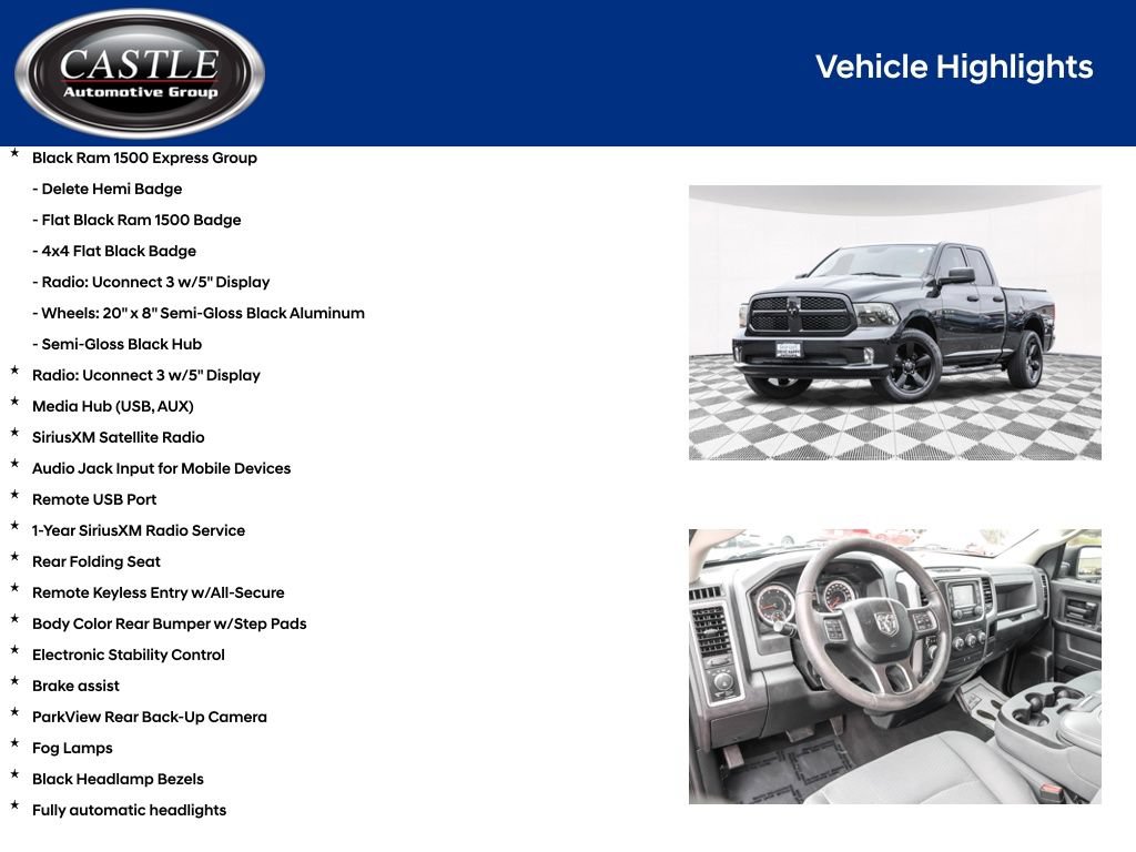 Used 2017 RAM 1500 Express w/ Black Ram 1500 Express Group AWD/4WD image 7