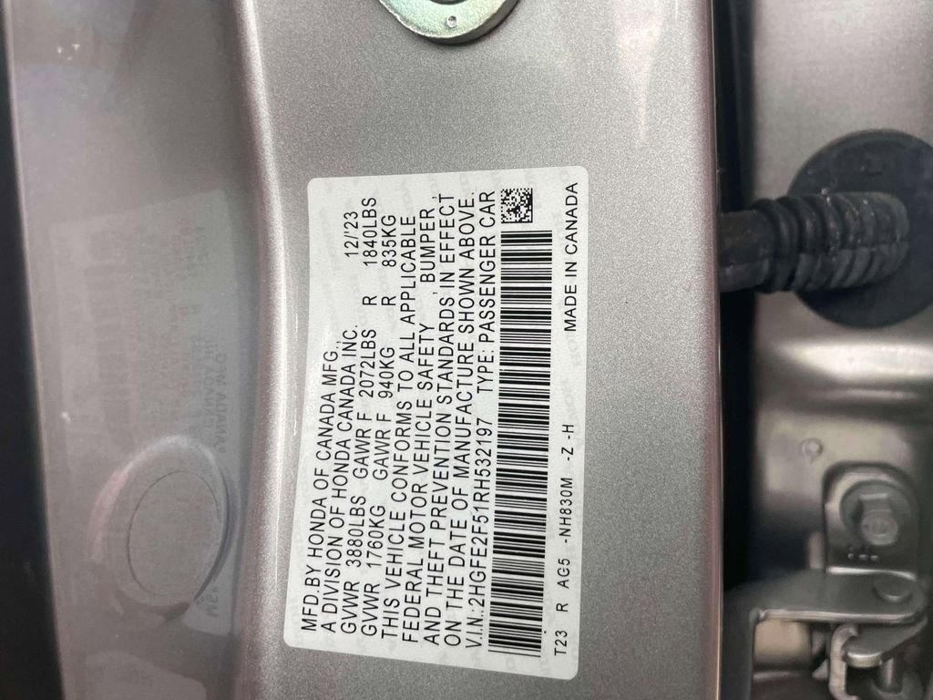 Certified 2024 Honda Civic Sport image 18