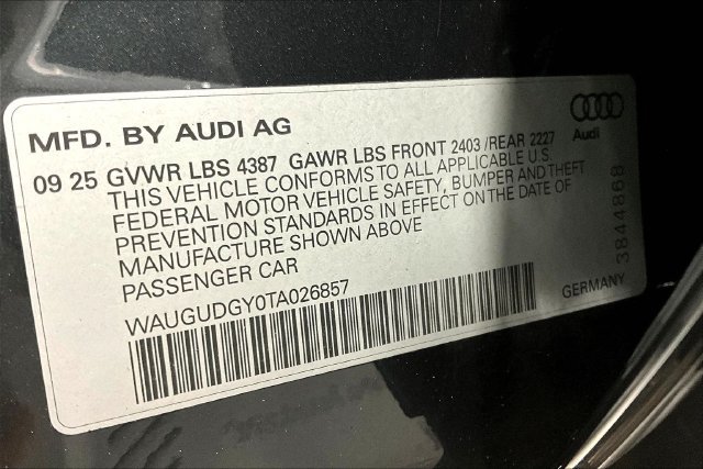 Certified 2026 Audi A3 2.0T Premium w/ Convenience Package AWD/4WD image 25