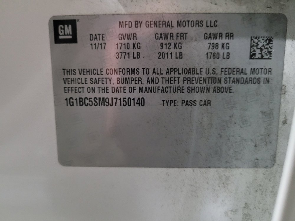 Used 2018 Chevrolet Cruze LS image 33