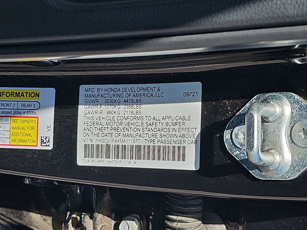 Used 2021 Honda Accord Sport Special Edition image 37