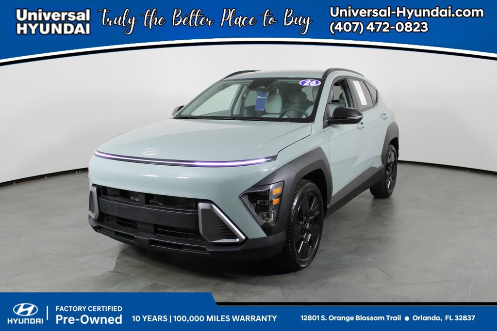 Certified 2026 Hyundai Kona SEL Sport