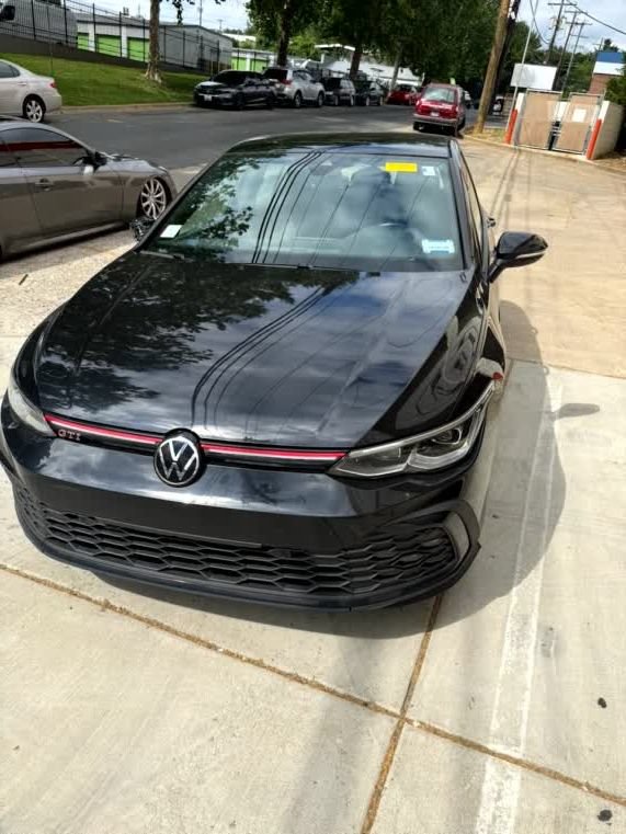Used 2023 Volkswagen GTI SE w/ Black Wheel Package FWD image 2