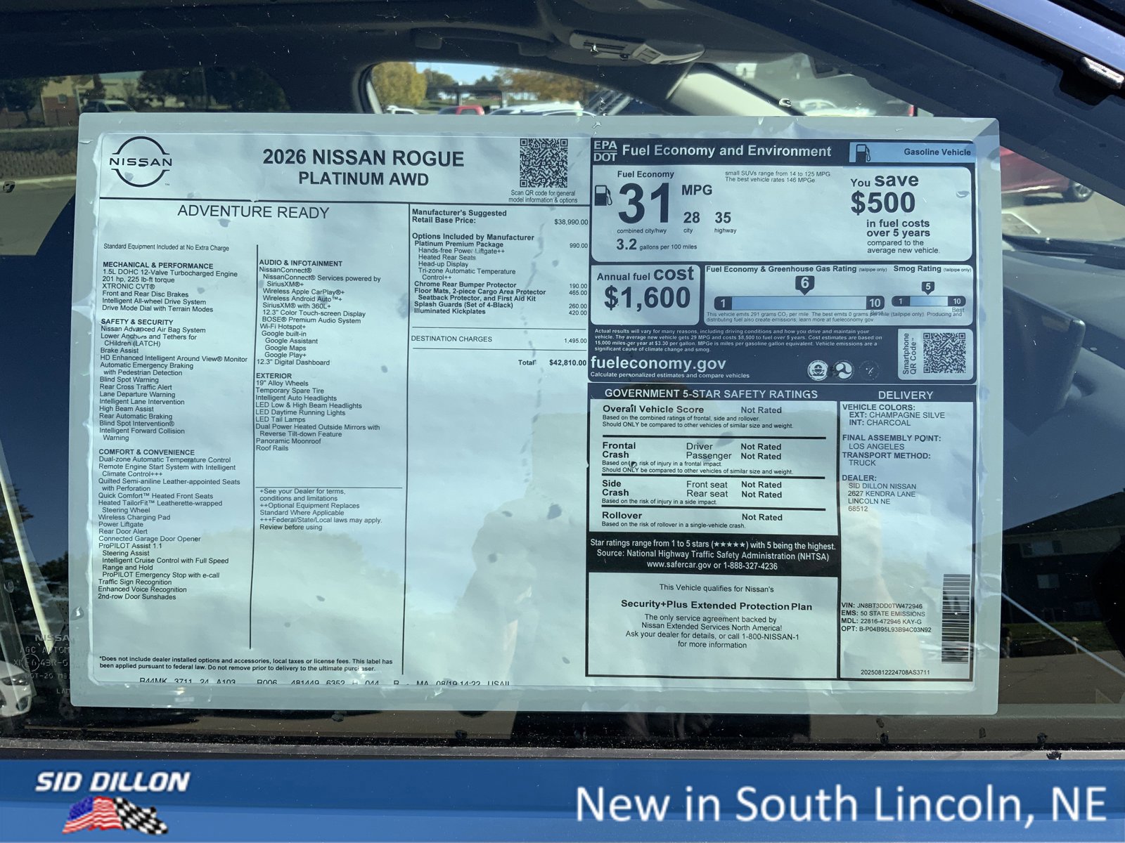 New 2026 Nissan Rogue Platinum w/ Platinum Premium Package image 13