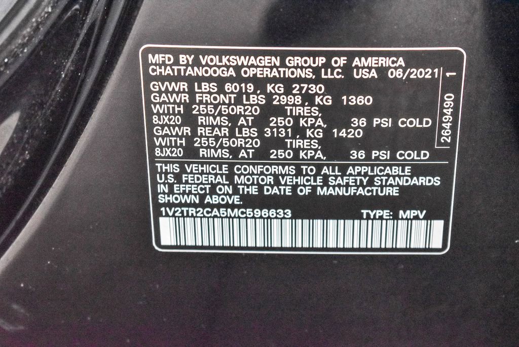 Used 2021 Volkswagen Atlas SEL Premium image 29