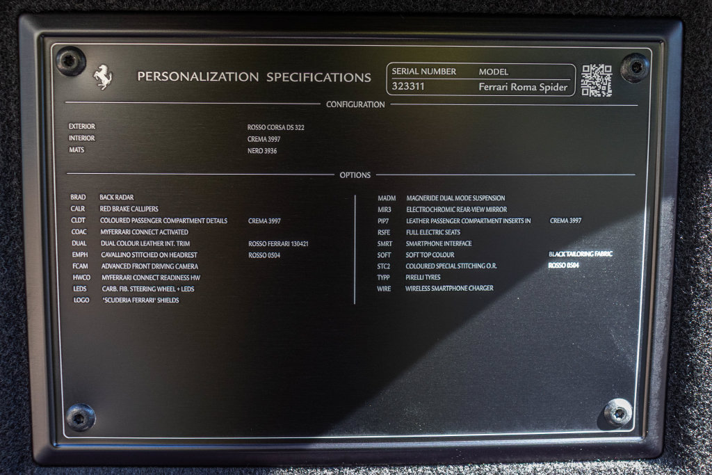 Certified 2025 Ferrari Roma Spider RWD image 59