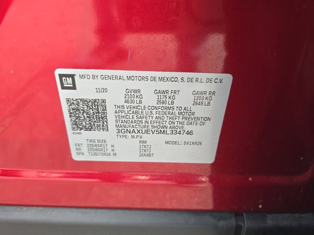 Used 2021 Chevrolet Equinox LT AWD/4WD image 11