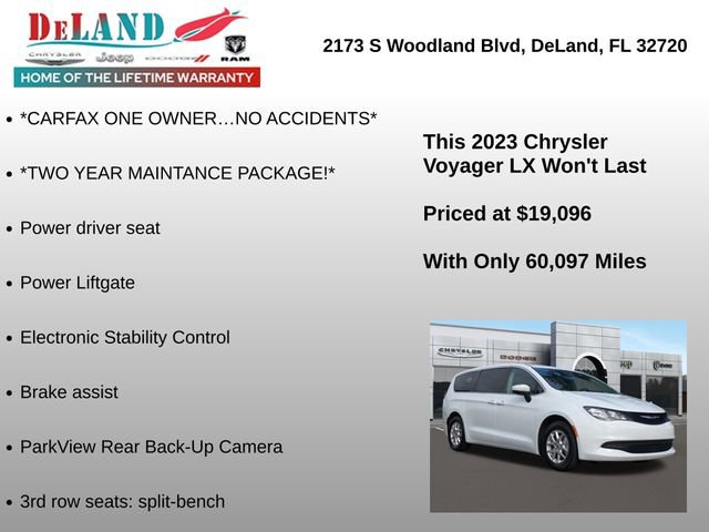 Used 2023 Chrysler Voyager LX image 6