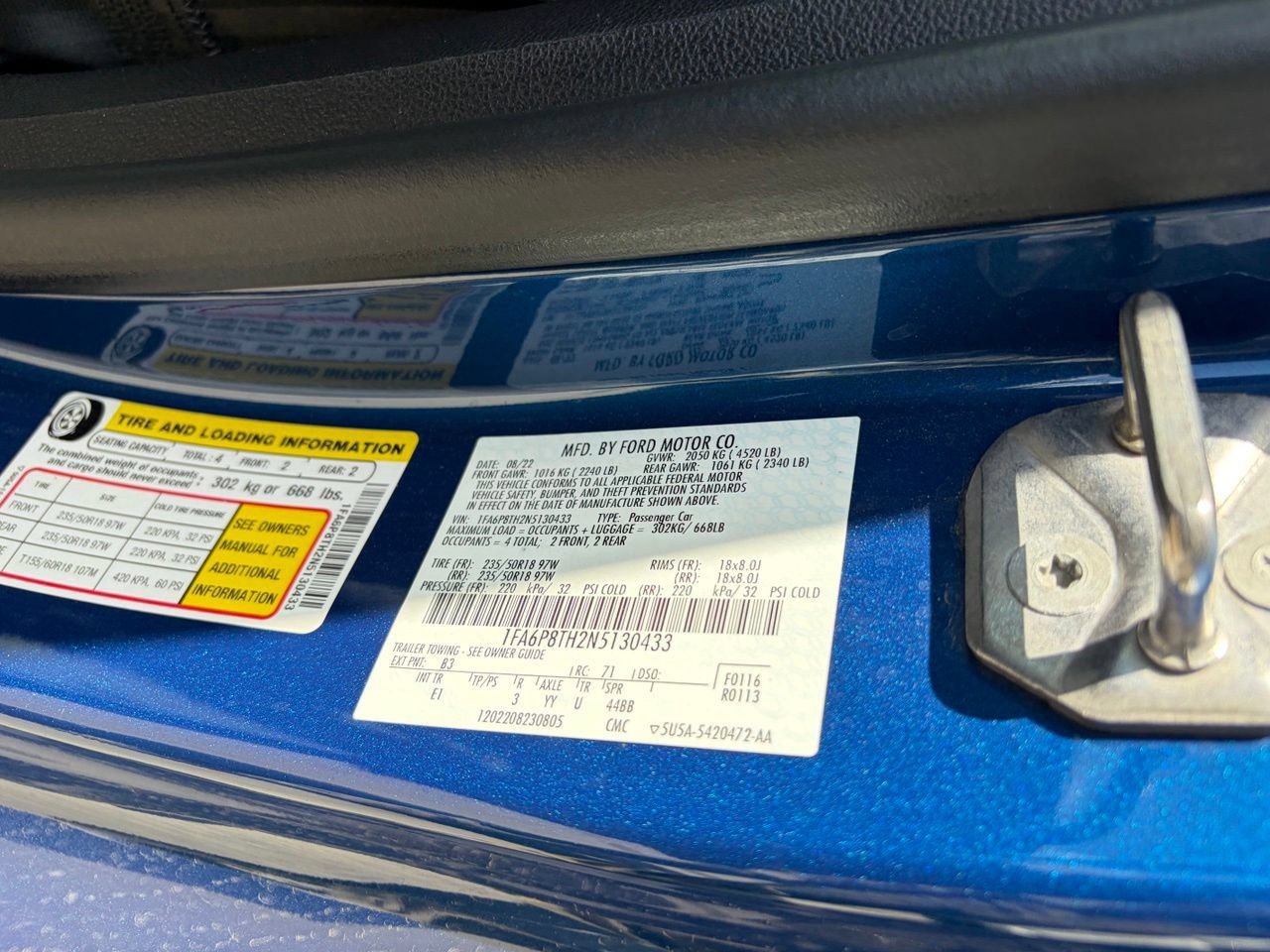 Used 2022 Ford Mustang Premium w/ Security Package RWD image 12