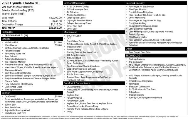 Used 2023 Hyundai Elantra SEL FWD image 19