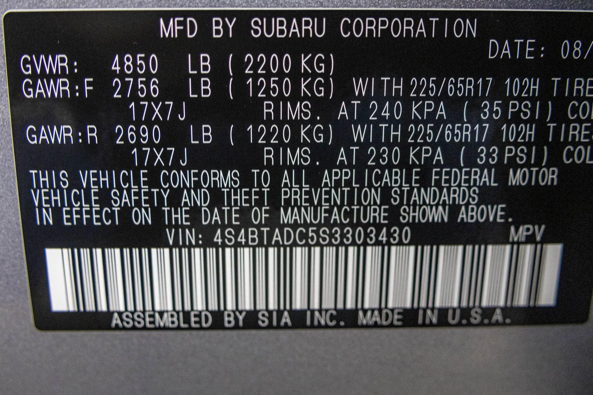 Used 2025 Subaru Outback Premium image 52