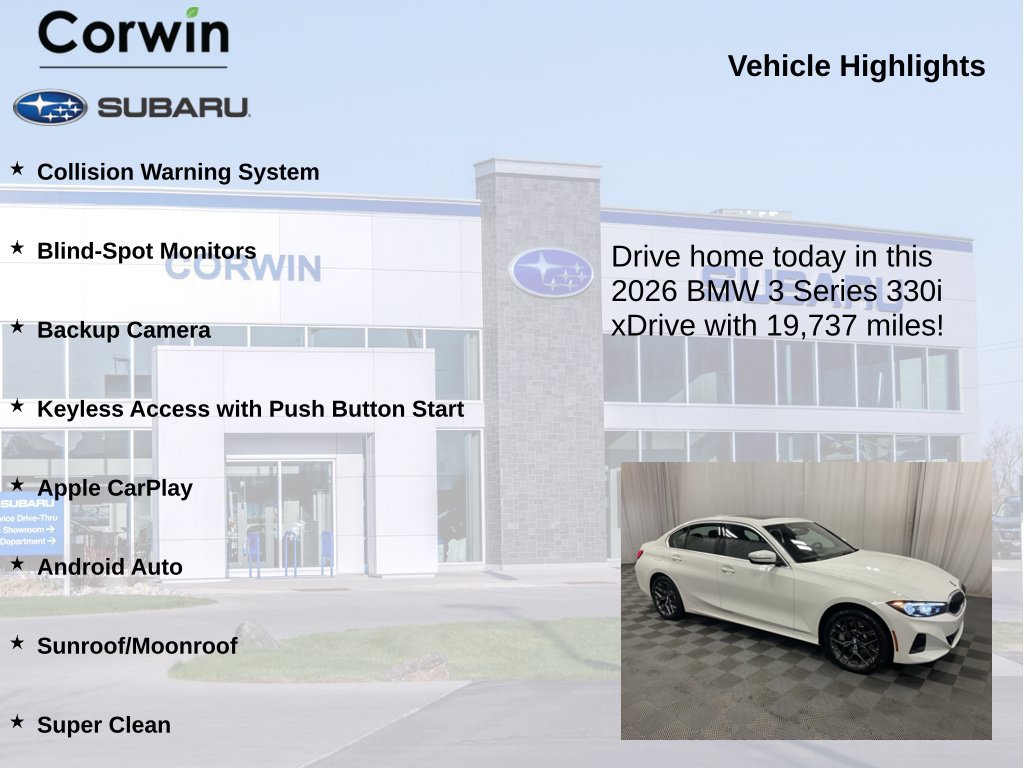 Used 2026 BMW 330i xDrive Sedan AWD/4WD image 6