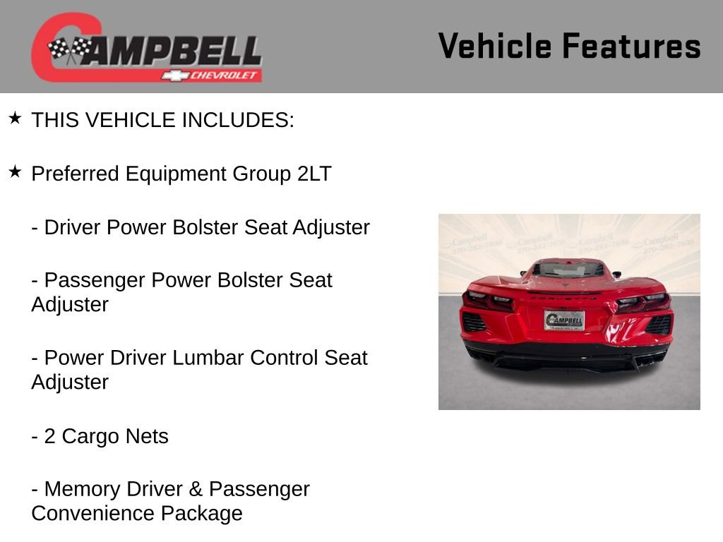 Used 2024 Chevrolet Corvette Stingray Preferred Cpe RWD image 5