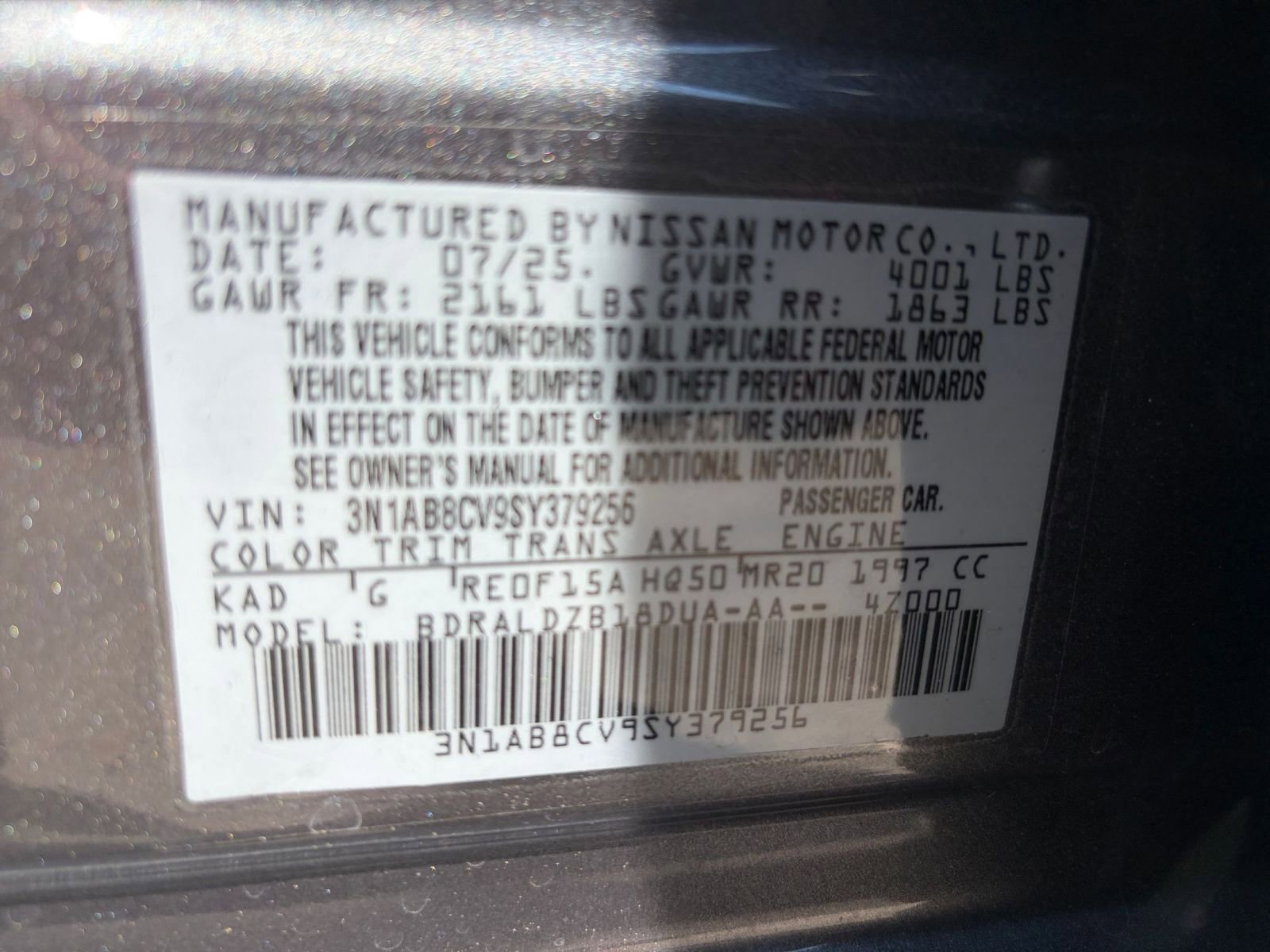 Used 2025 Nissan Sentra SV FWD image 27