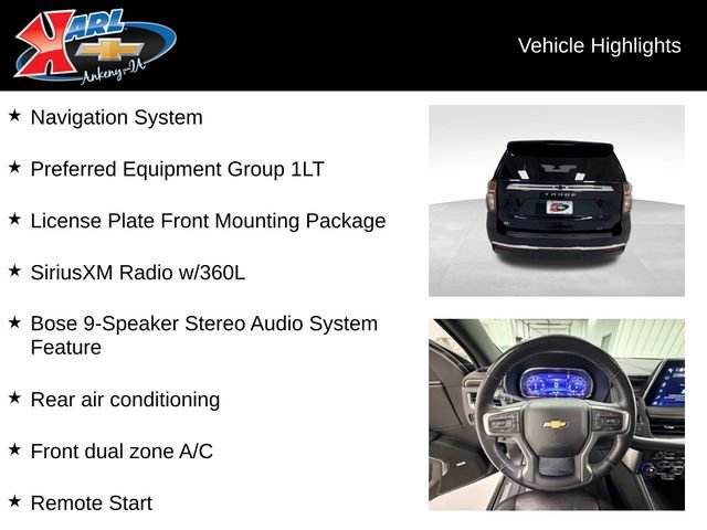 Certified 2022 Chevrolet Tahoe LT AWD/4WD image 2