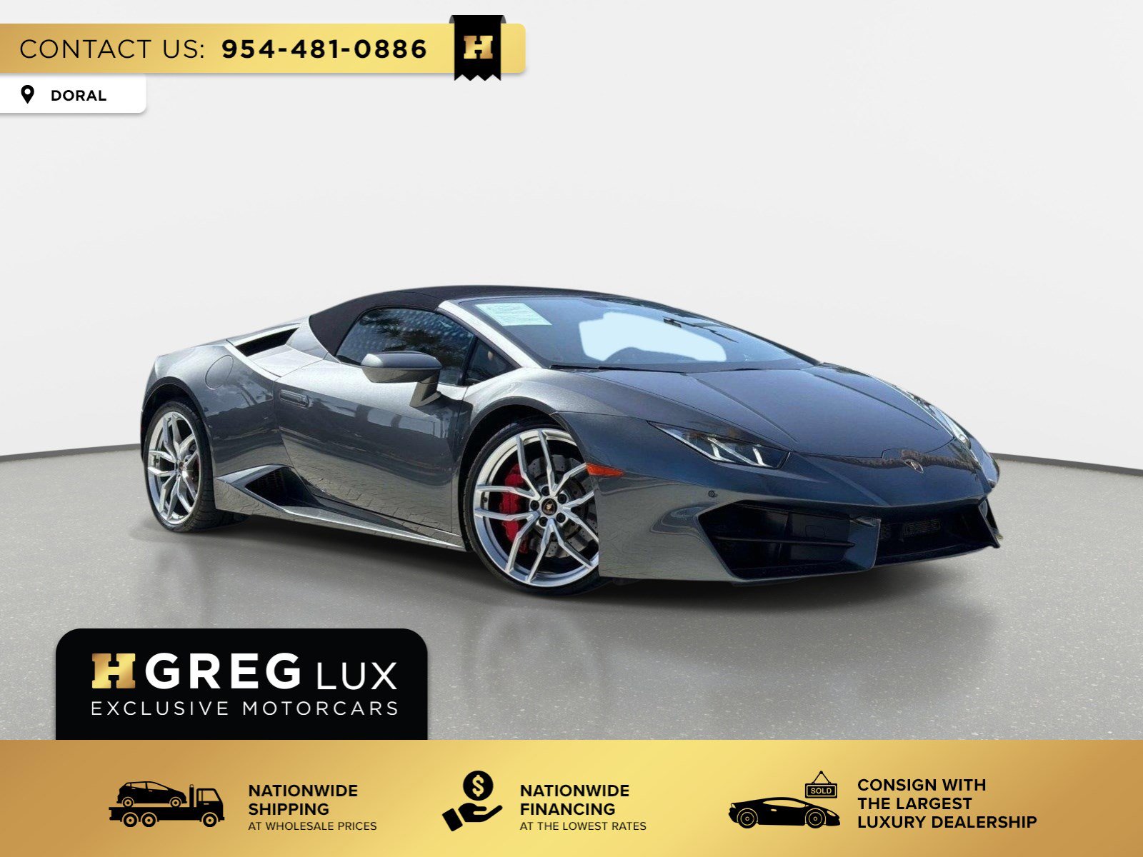 Used 2018 Lamborghini Huracan LP 580-2