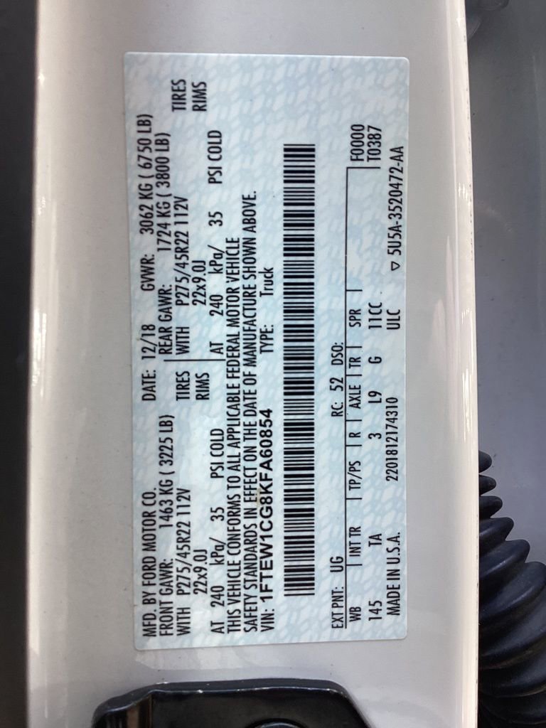 Used 2019 Ford F150 Limited image 73