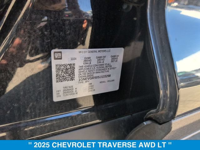 Used 2025 Chevrolet Traverse LT w/ Sun and Wheel Package AWD/4WD image 36