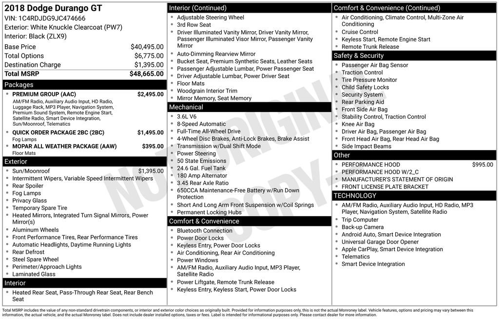 Used 2018 Dodge Durango GT w/ Premium Group AWD/4WD image 17