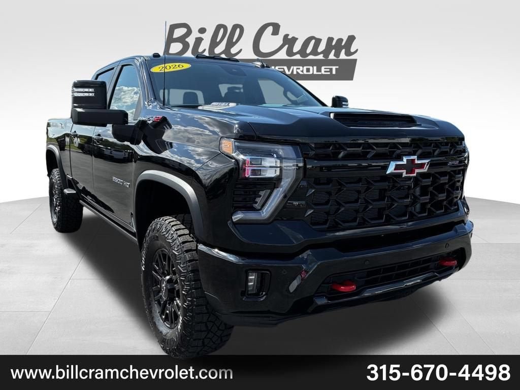 New 2026 Chevrolet Silverado 2500 ZR2 w/ Snow Plow Prep/Camper Package