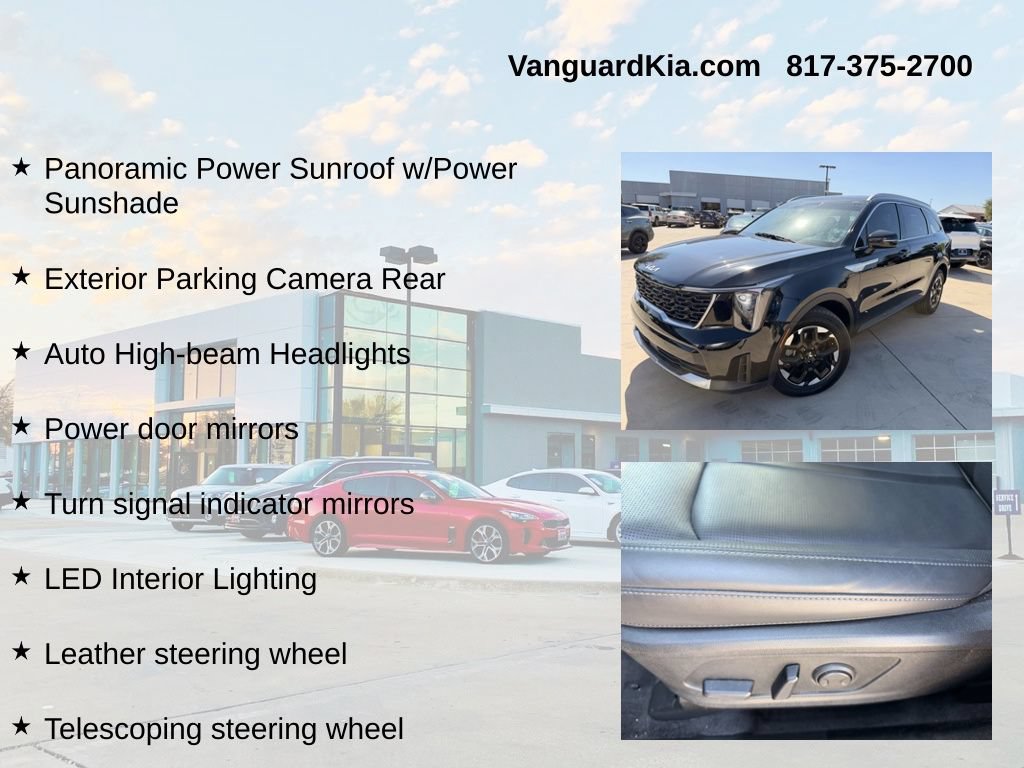 Certified 2025 Kia Sorento S w/ Panoramic Sunroof Package FWD image 12