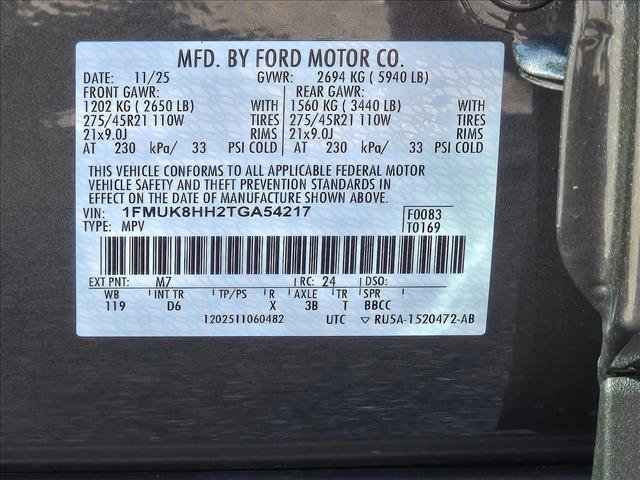 New 2026 Ford Explorer Platinum w/ LUX Leather Package image 18