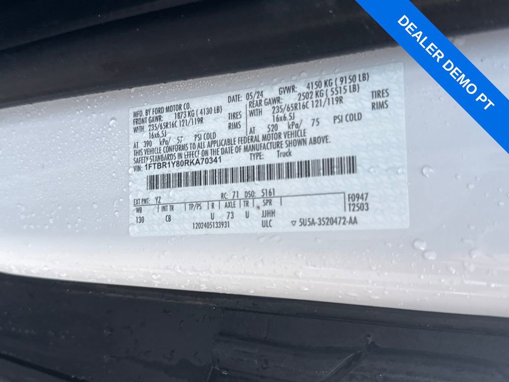 Used 2024 Ford Transit 250 Low Roof w/ Exterior Upgrade Package image 28