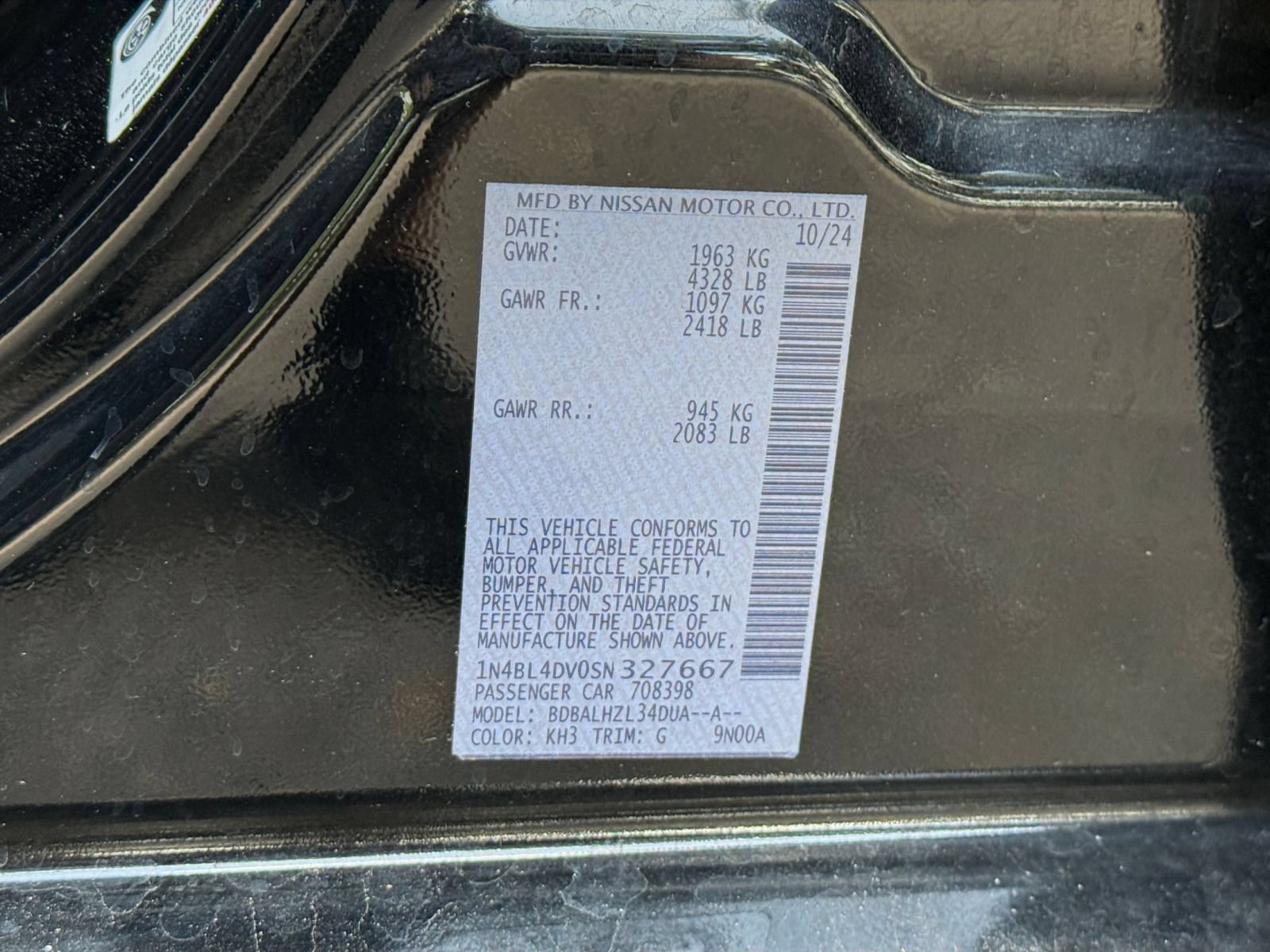 Used 2025 Nissan Altima 2.5 SV FWD image 25