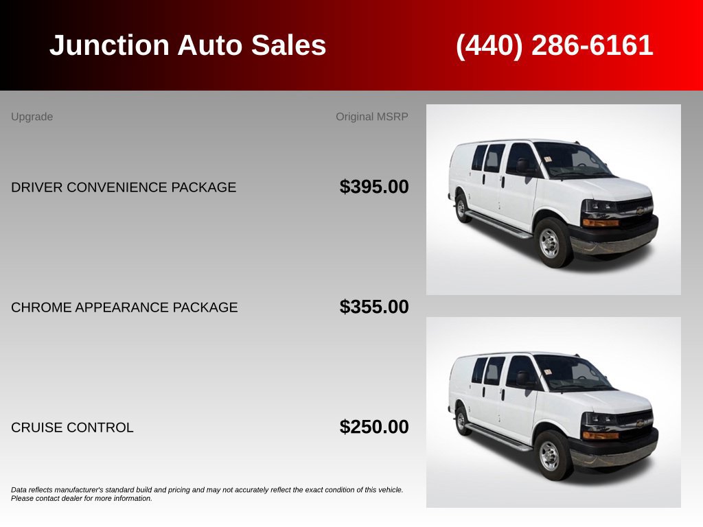 Used 2025 Chevrolet Express 2500 w/ Driver Convenience Package RWD image 3