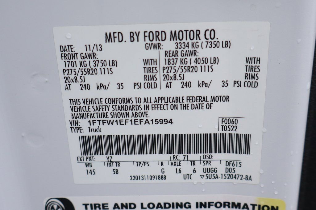 Used 2014 Ford F150 FX4 w/ Equipment Group 402A Luxury image 54