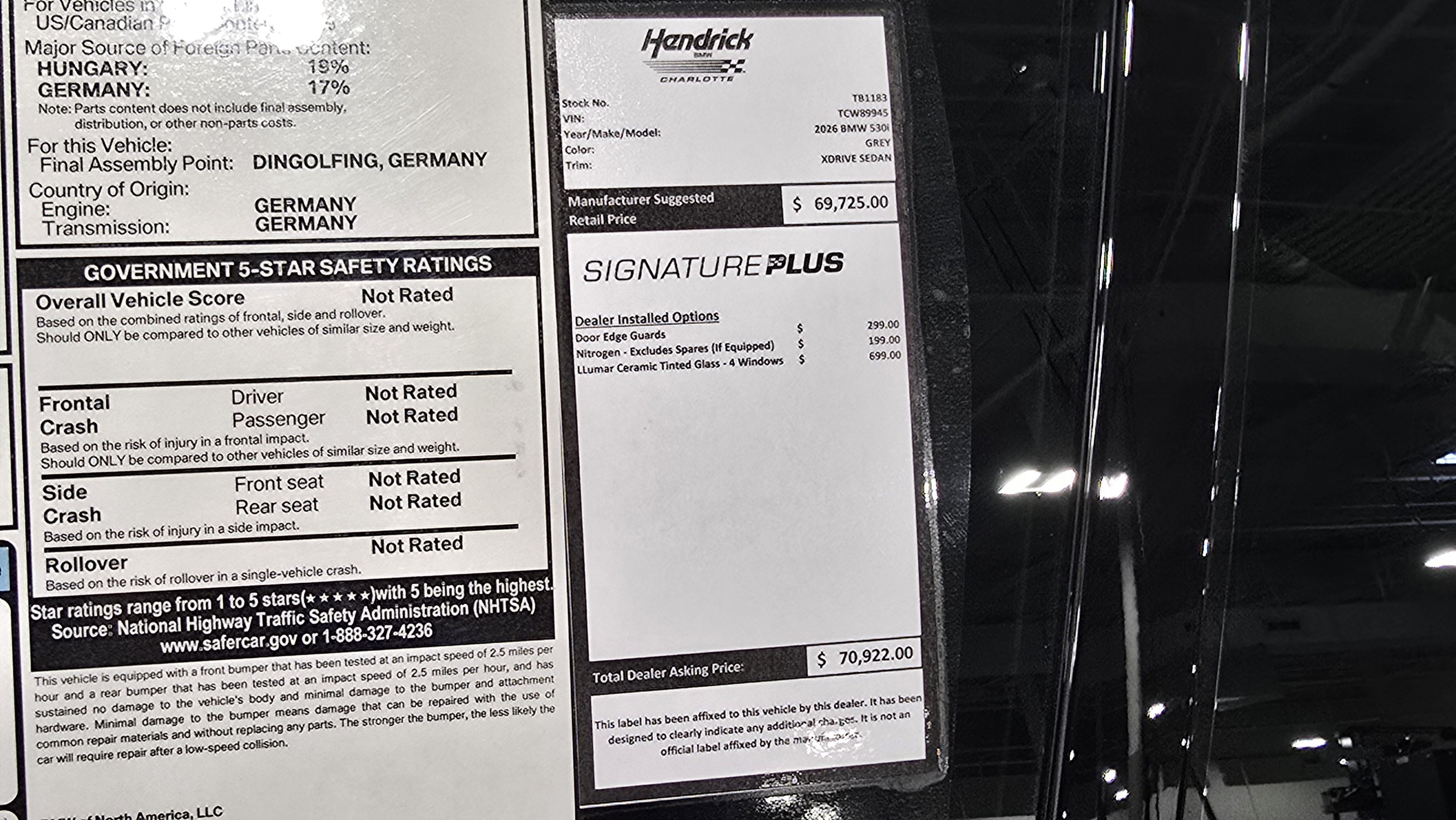 Used 2026 BMW 530i xDrive w/ M Sport Package AWD/4WD image 32