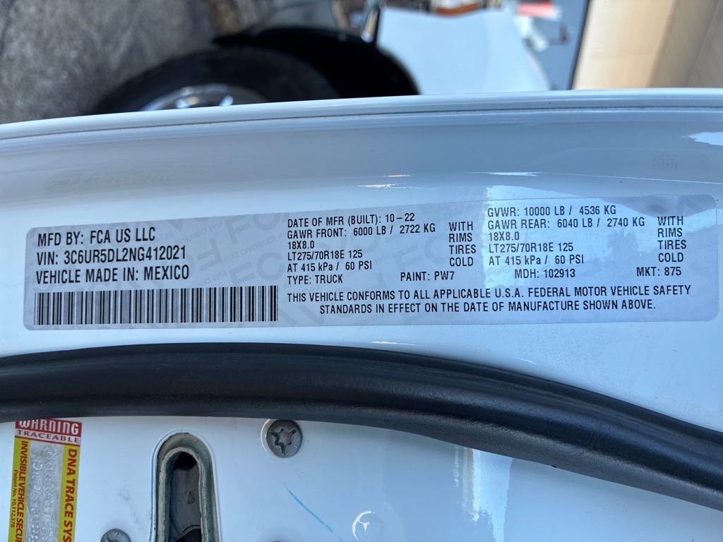 Used 2022 RAM 2500 Big Horn w/ Snow Chief Group image 29