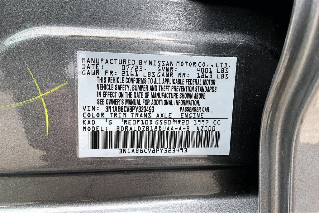 Used 2023 Nissan Sentra SV w/ All-Weather Package FWD image 19